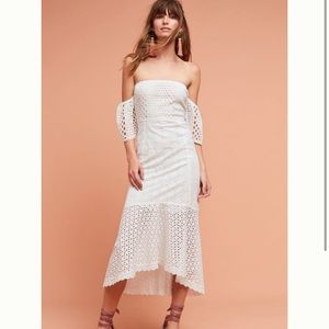 NWT Anthropologie Off-The-Shoulder Dress